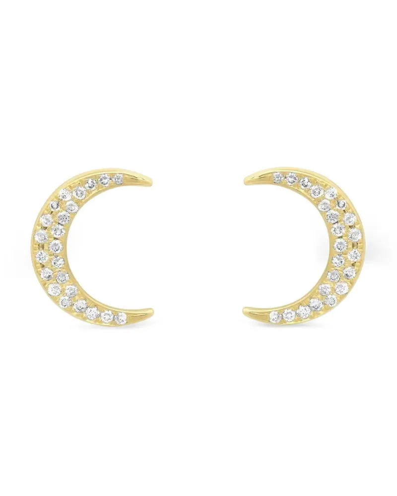 Jennifer Meyer mini Carson stud earrings - Gold Gold