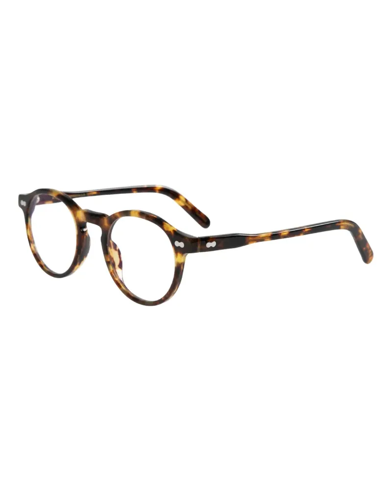 MOSCOT Runde Miltzen Brille - Braun Braun