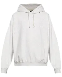 Y-3 Hoodie mit Logo-Print Grau