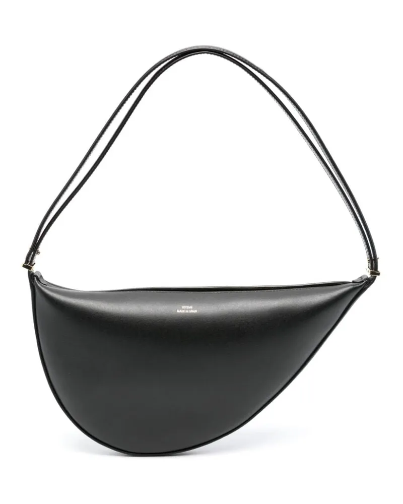 Totême Scooped Schultertasche - Schwarz Schwarz