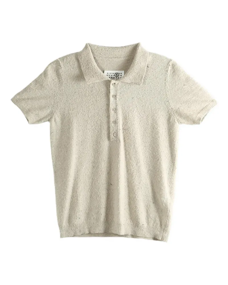 Maison Margiela short-sleeve polo shirt - Nude Nude