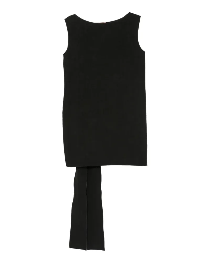 N° 21 bow-detail sleeveless mini dress - Schwarz Schwarz