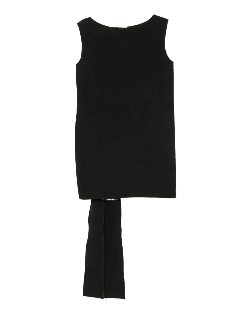 N° 21 bow-detail sleeveless mini dress - Schwarz Schwarz