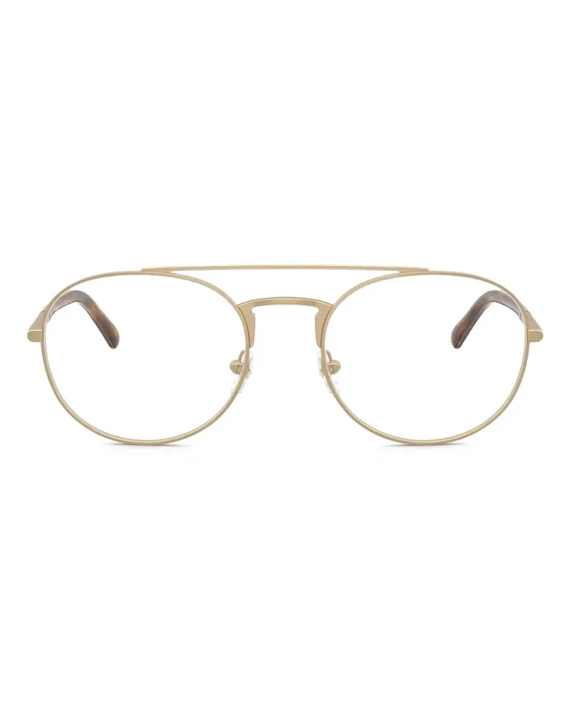 Emporio Armani Brille mit rundem Gestell - Gold Gold