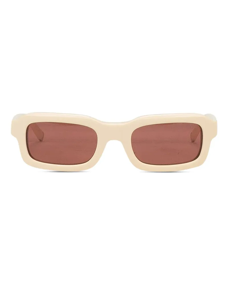 RHUDE steve frame sunglasses - Nude Nude