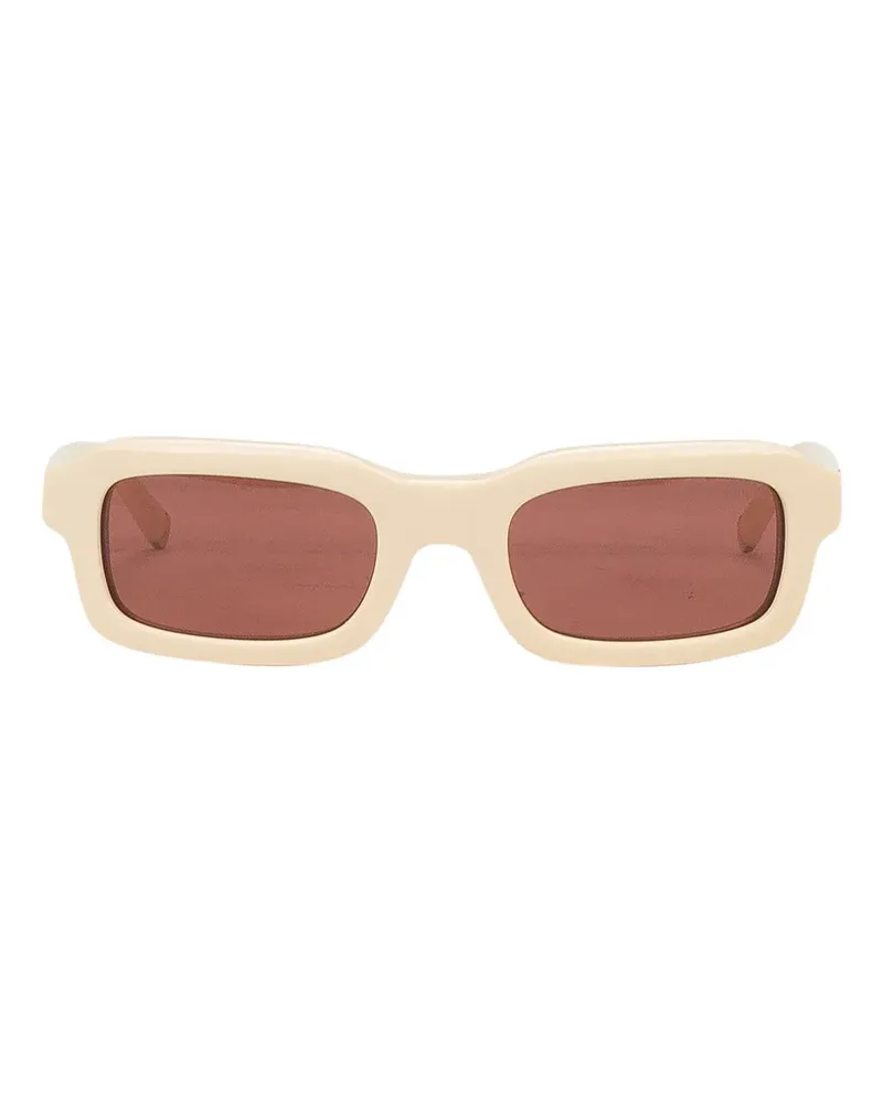 RHUDE steve frame sunglasses - Nude Nude