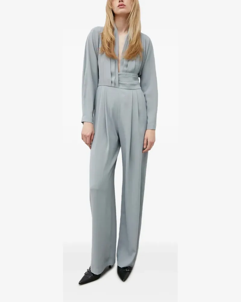 IRO Cinnie pleated jumpsuit - Grau Grau