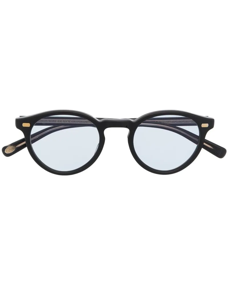 EYEVAN 7285 Sonnenbrille mit rundem Gestell - Schwarz Schwarz