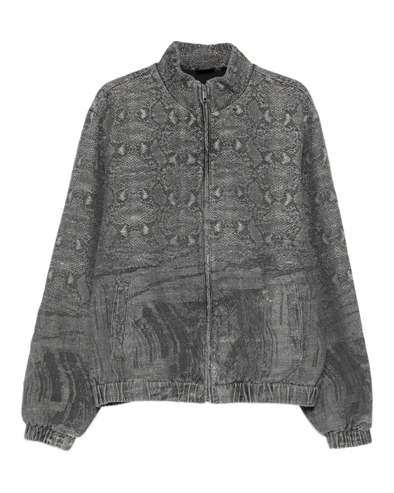 Daily Paper Gemusterte Jacke - Grau Grau