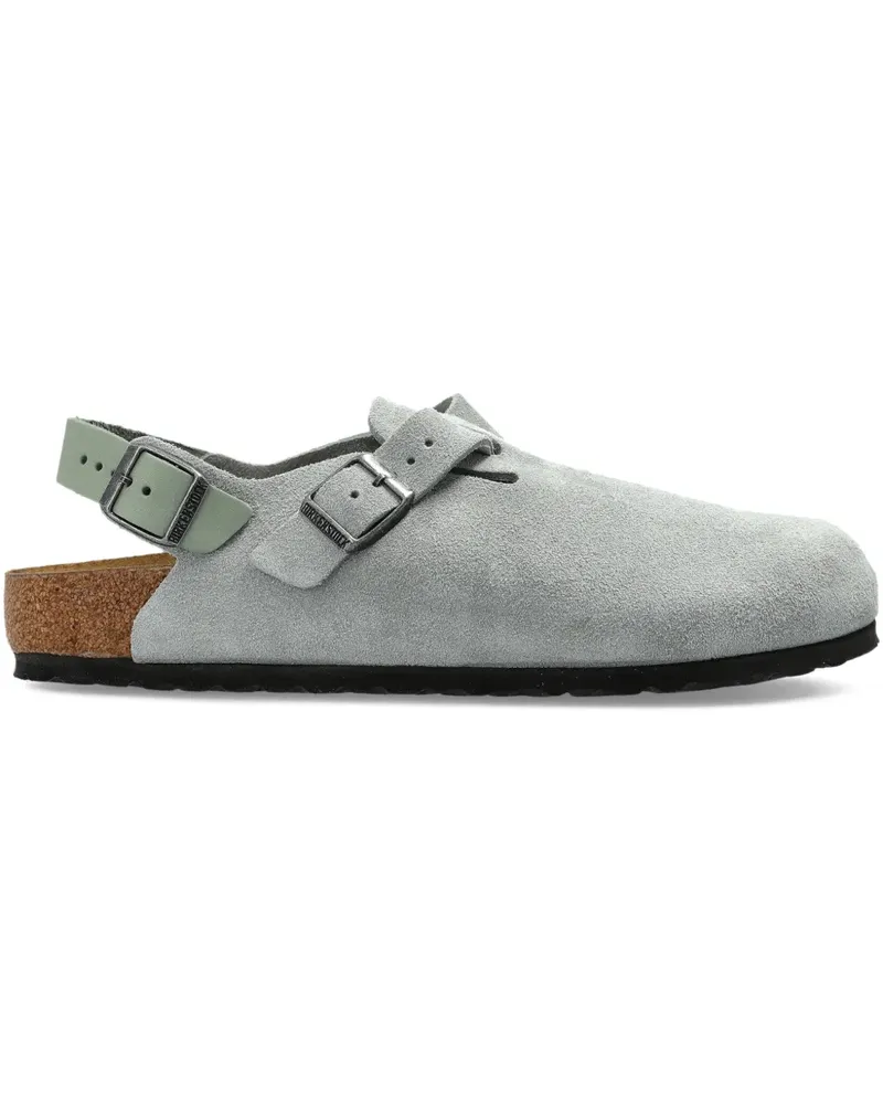 Birkenstock Tokio II Clogs aus Wildleder - Grau Grau