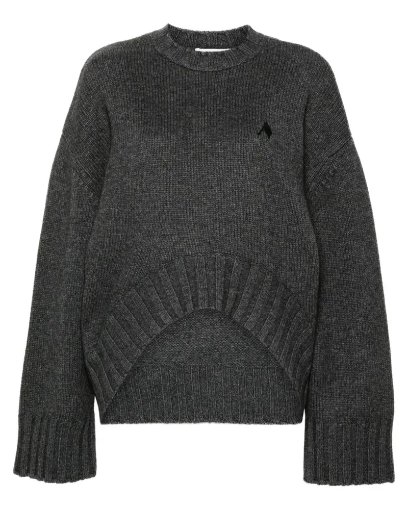 ATTICO Gerippter Strickpullover - Grau Grau