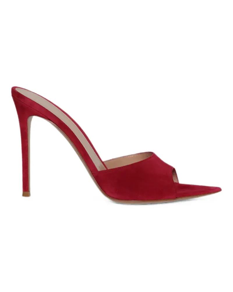 Gianvito Rossi Elle suede sandals - Rot Rot