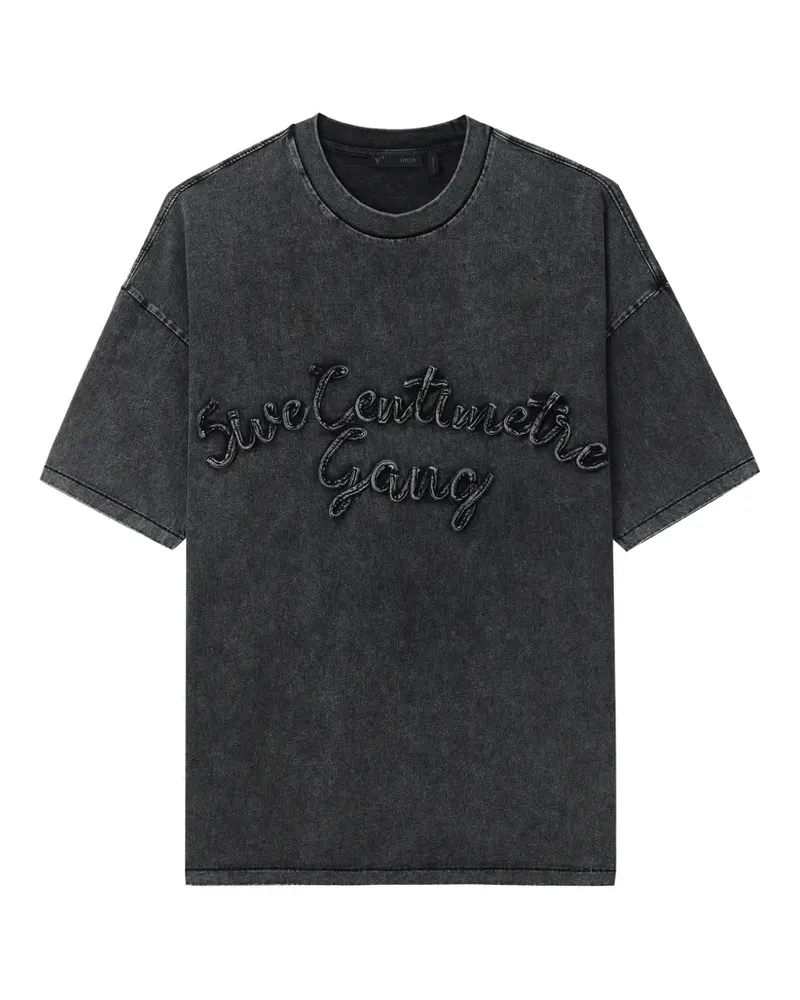FIVE CM T-Shirt mit Rundhalsausschnitt - Schwarz Schwarz