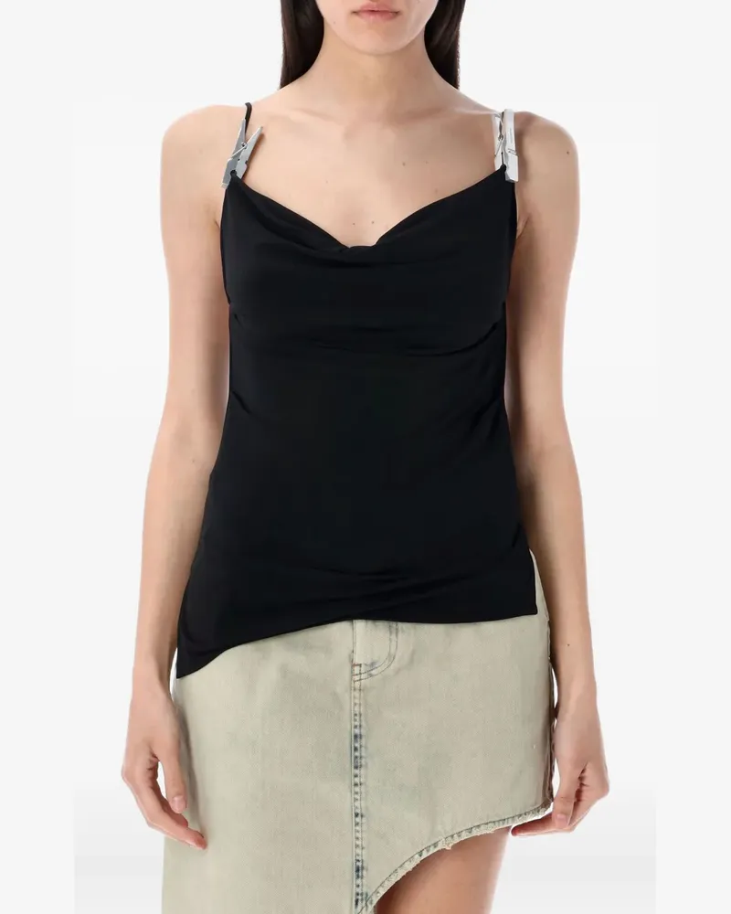 COPERNI Drapiertes Top - Schwarz Schwarz