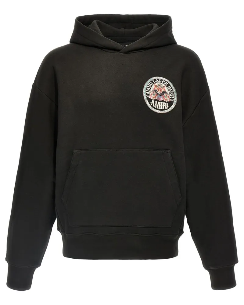 Amiri Eagle Hoodie - Schwarz Schwarz