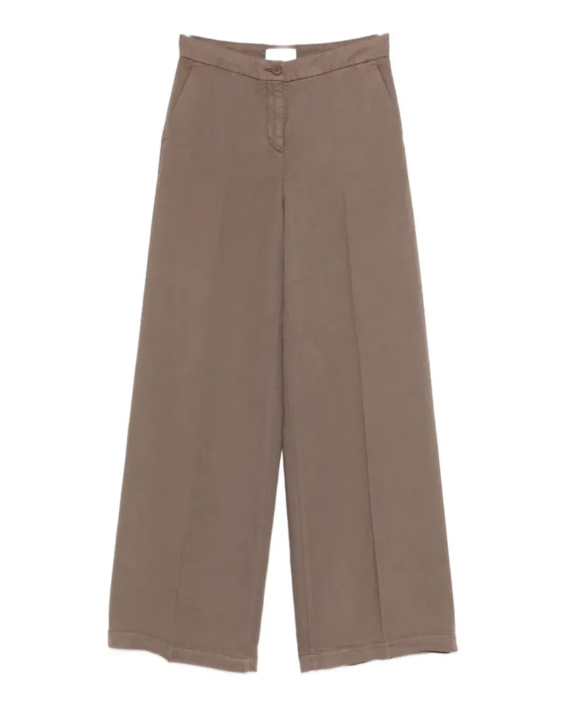 VIA MASINI 80 button trousers - Braun Braun