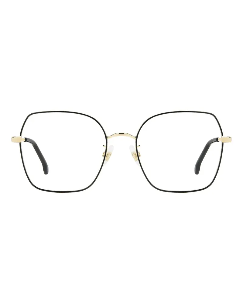 Carrera Brille mit geometrischem Gestell - Gold Gold