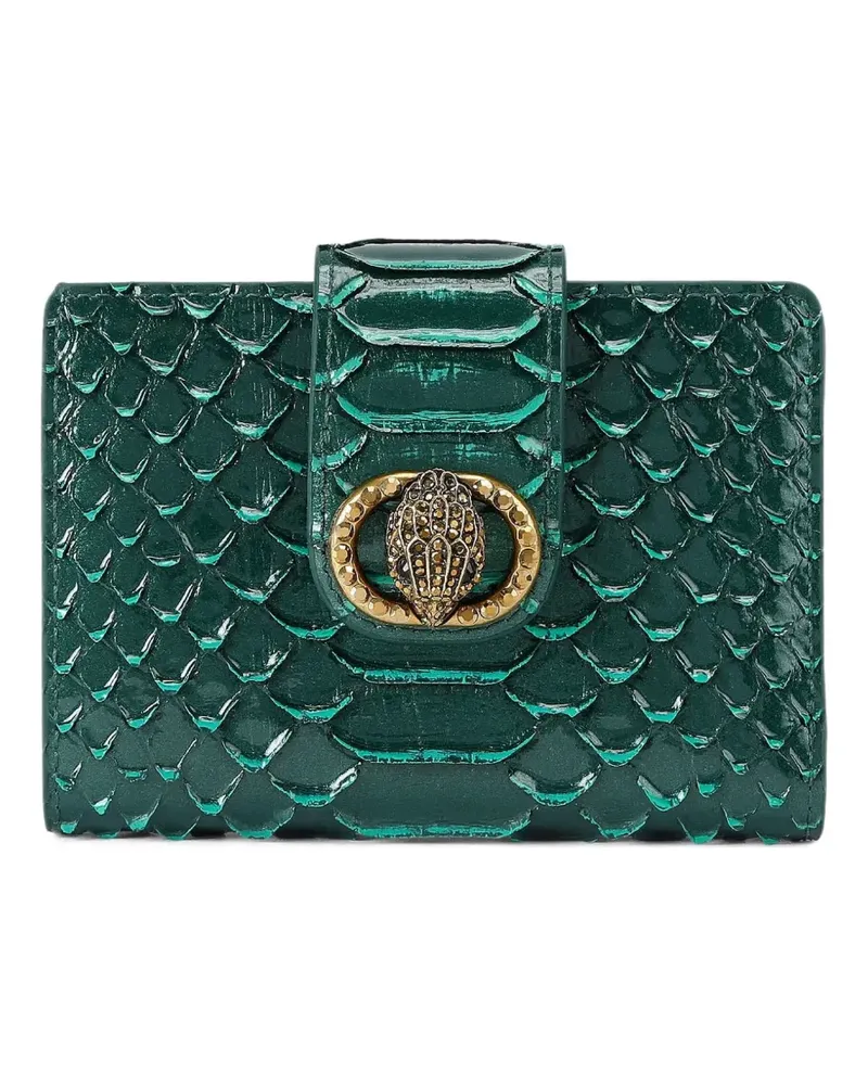 Kurt Geiger Chelsea Portemonnaie mit Adlerdetail - Grün Grün