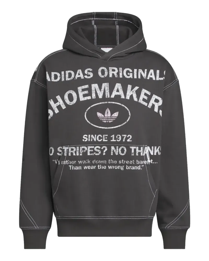 adidas shoemaker hooded sweatshirt - Schwarz Schwarz