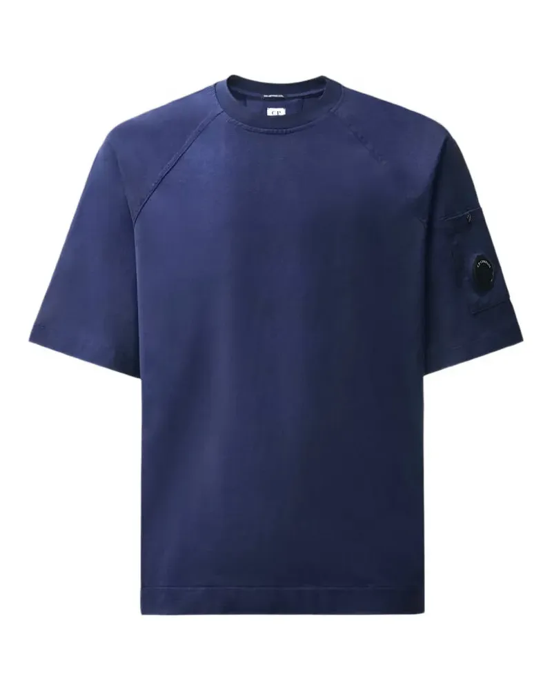 C.P. Company T-Shirt mit Linsen-Detail - Blau Blau