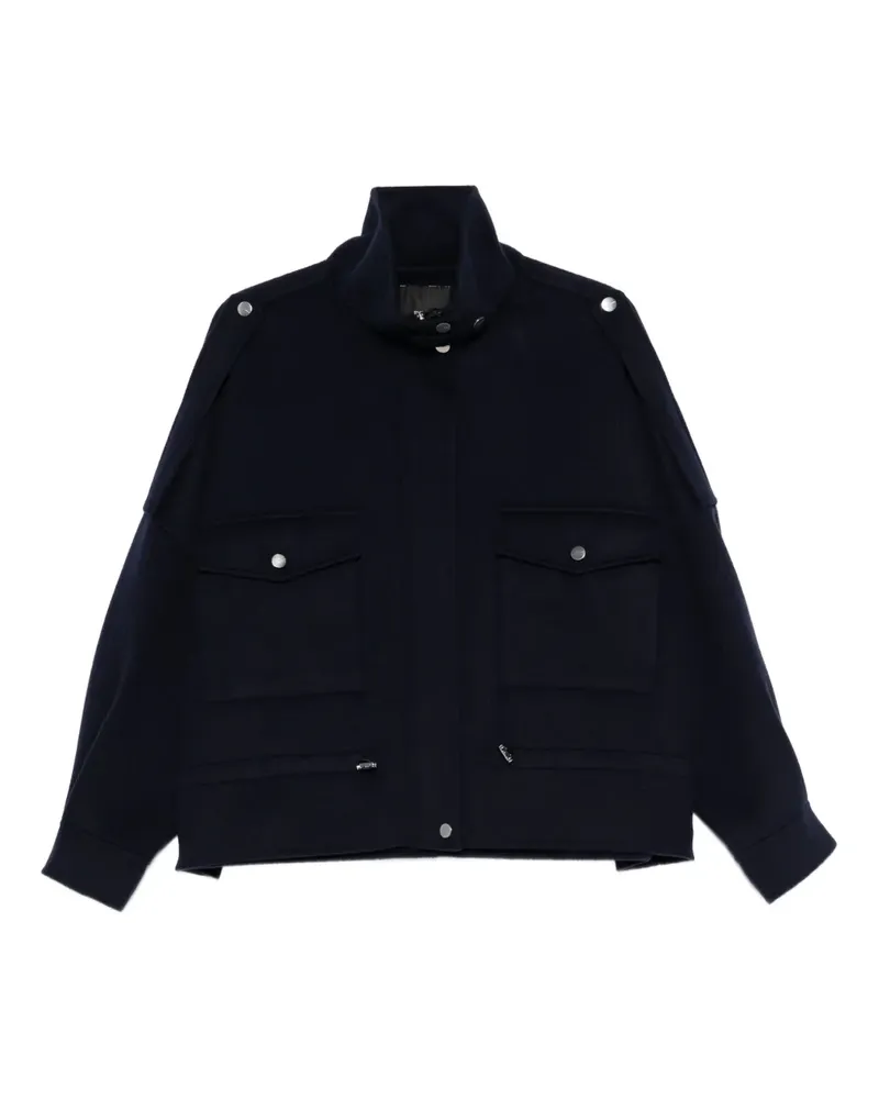 Pinko flap-pocket button-fastening jacket - Blau Blau