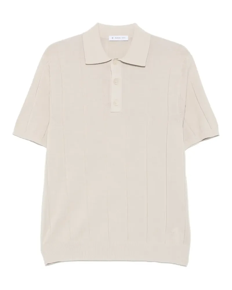 Manuel Ritz short-sleeve polo shirt - Nude Nude