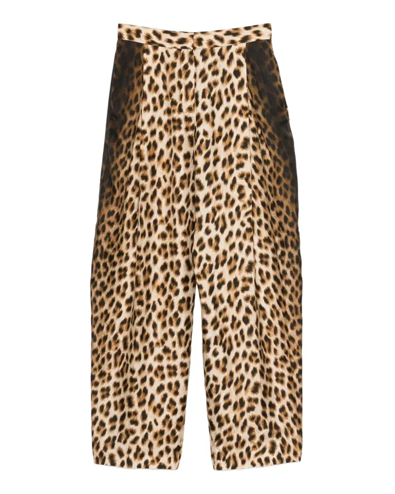 SPORTMAX leopard trousers - Nude Nude