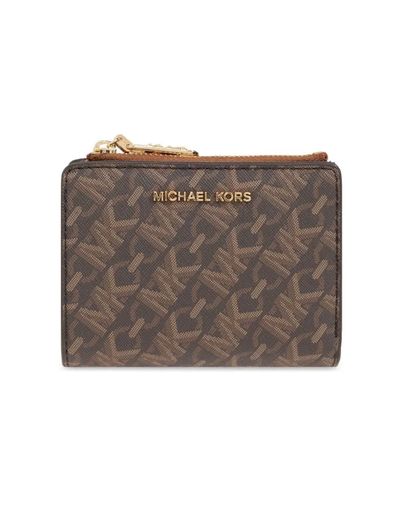 Michael Kors Portemonnaie mit Logo-Print - Braun Braun