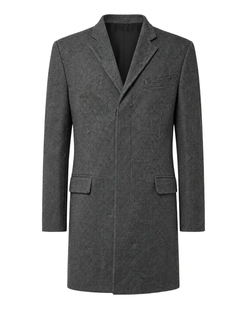 Dolce & Gabbana Mantel mit Zickzackmuster - Grau Grau