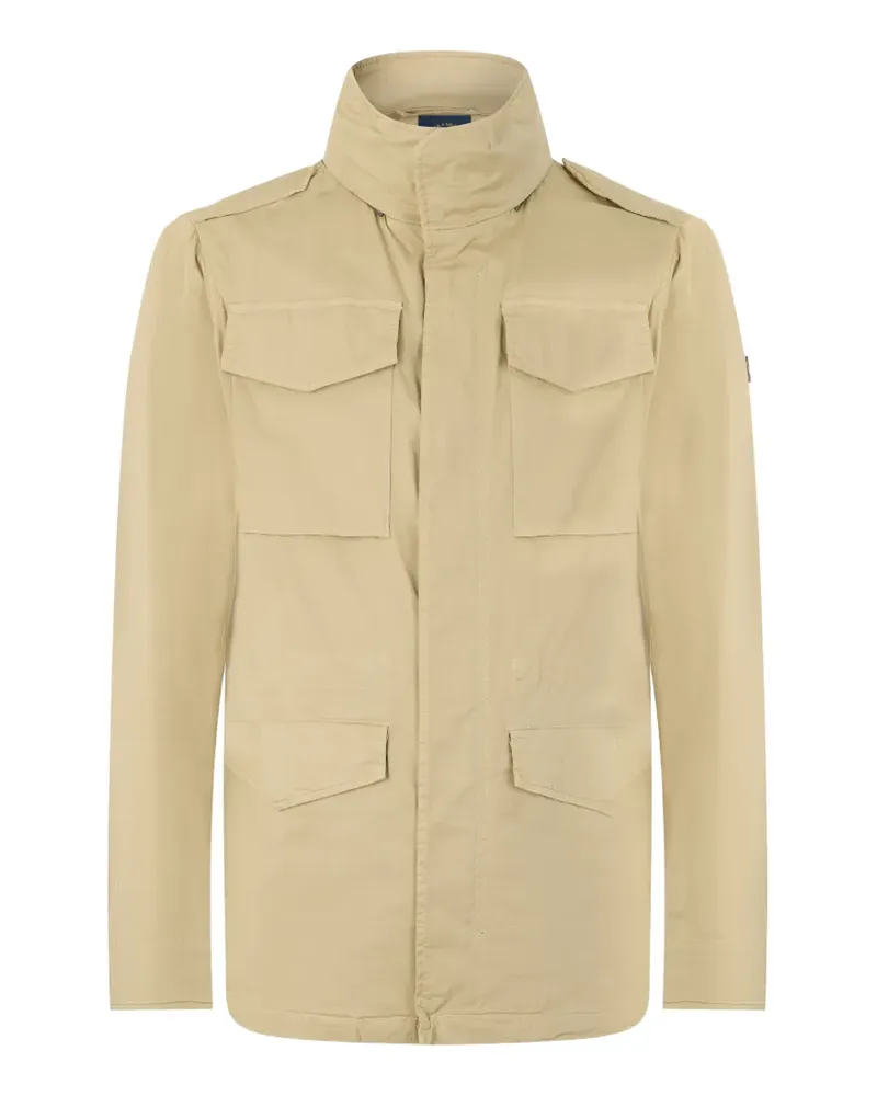 Paul & Shark Stehkragen-Jacke mit Klappentasche - Nude Nude