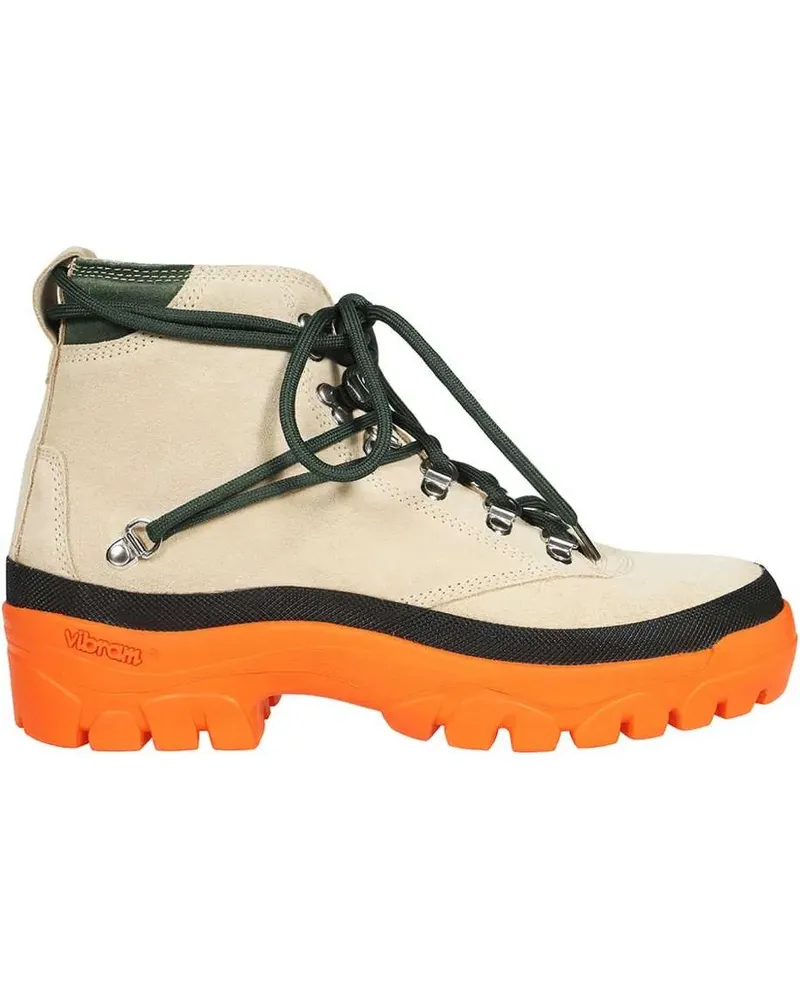 Reese Cooper Schnürstiefel aus Wildleder - Nude Nude