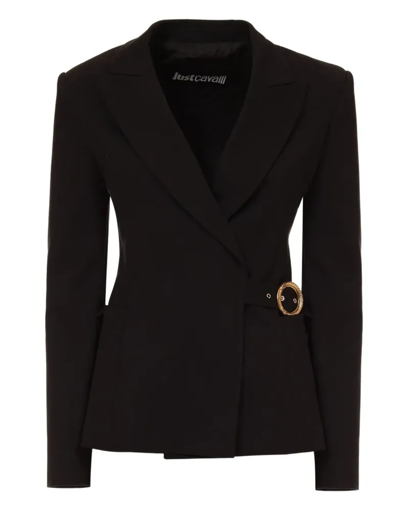 Just Cavalli Einreihige Jacke - Schwarz Schwarz