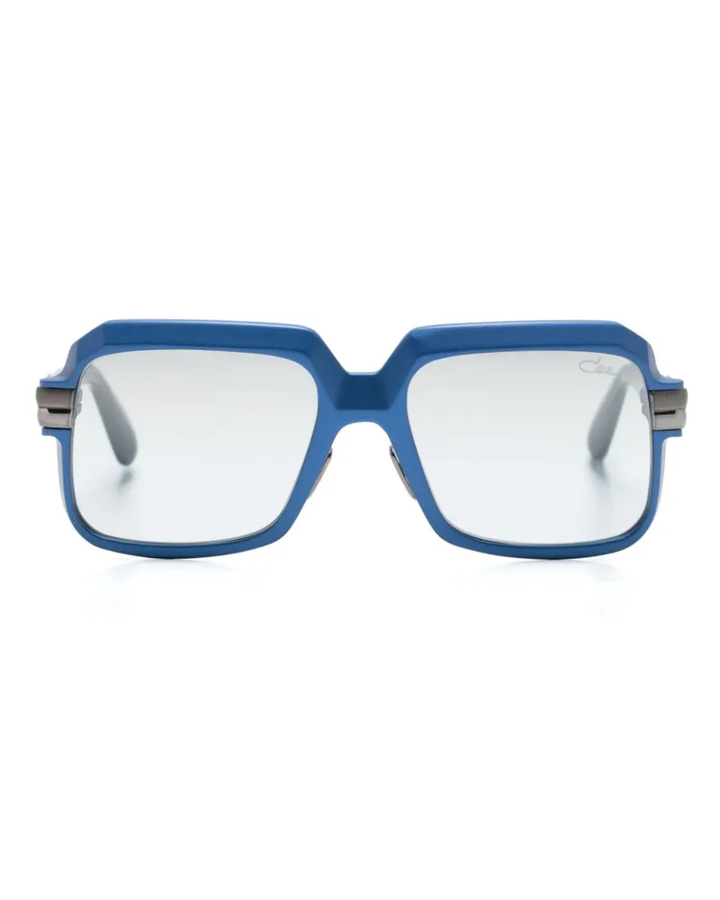 CAZAL 607/3 Sonnenbrille mit eckigem Gestell - Blau Blau