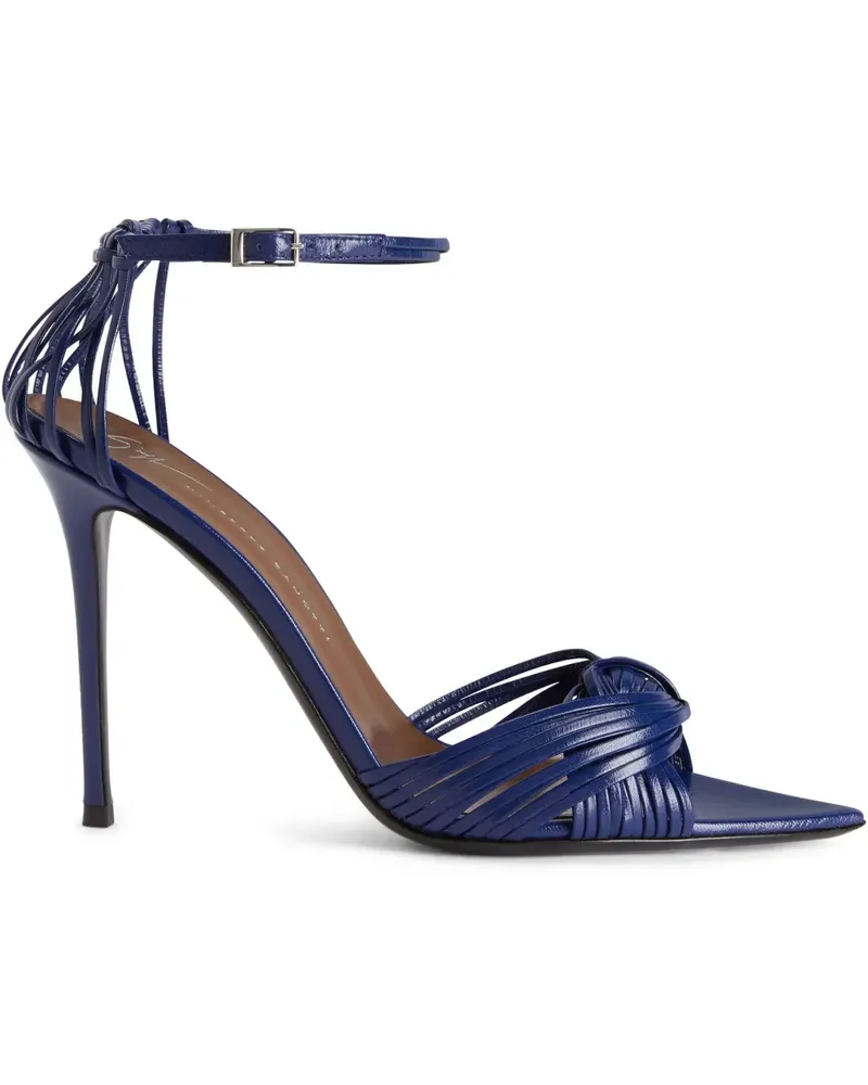 Giuseppe Zanotti Intriigo Knot Sandalen 105mm - Blau Blau