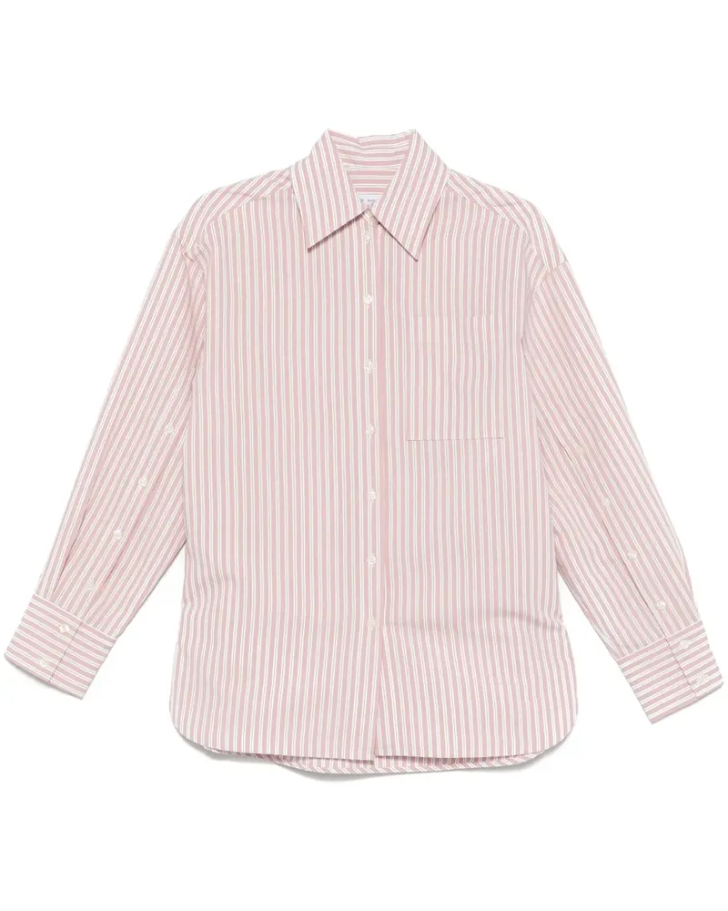 Manuel Ritz Gestreiftes Hemd - Rosa Rosa