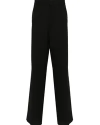 Valentino Garavani Strukturierte Straight-Leg-Hose Schwarz