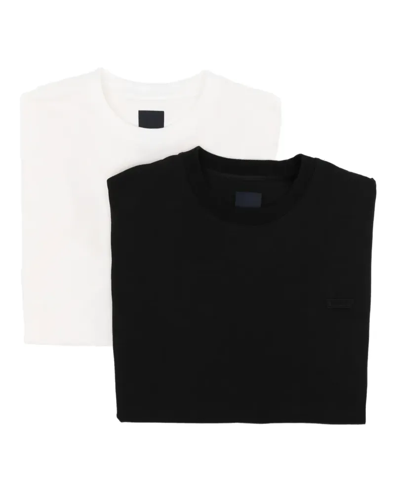 JUUN.J T-Shirt mit Logo-Patch - Schwarz Schwarz