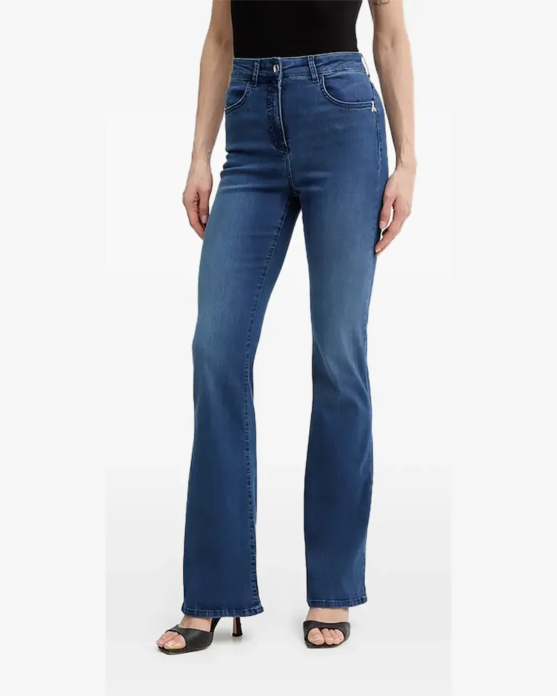 Patrizia Pepe logo-detail jeans - Blau Blau
