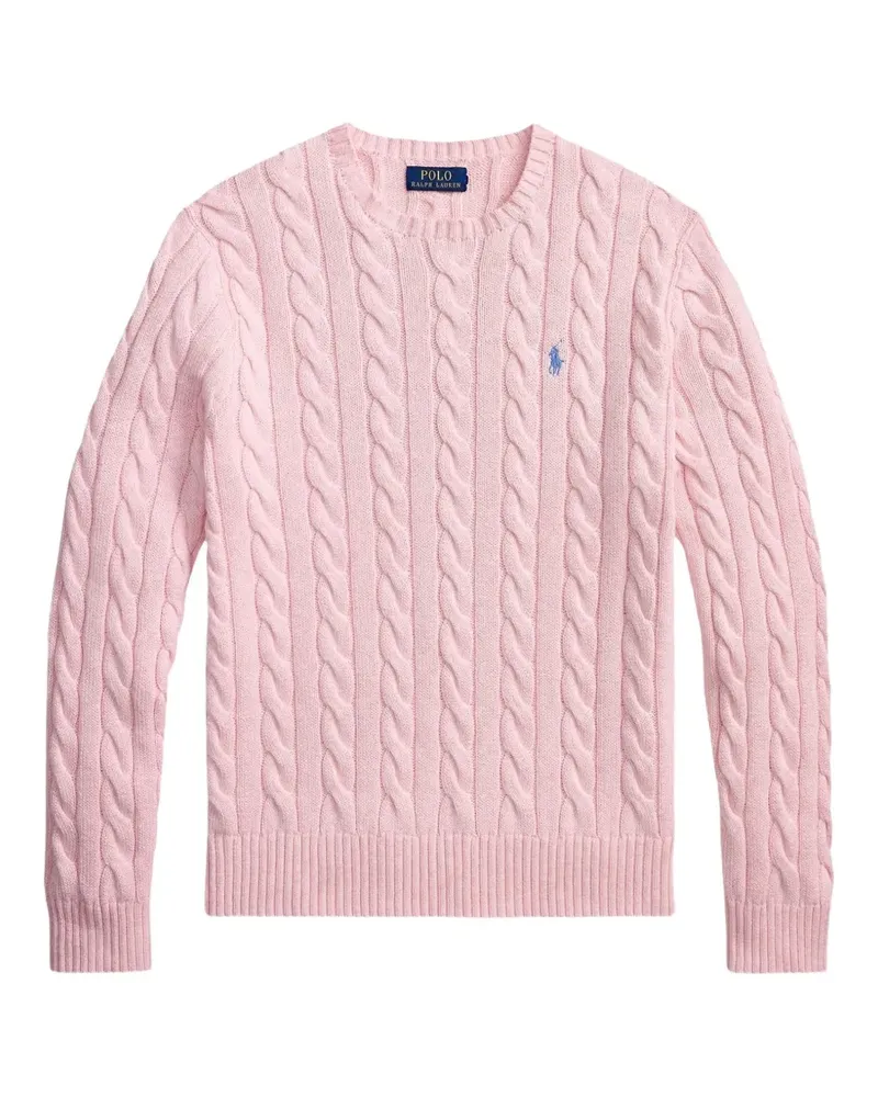 Ralph Lauren cable-knit cotton jumper - Rosa Rosa