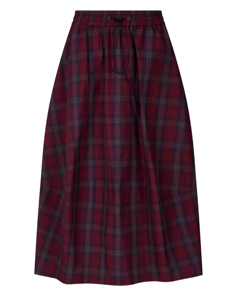 STUDIO TOMBOY Karierter Midirock - Rot Rot