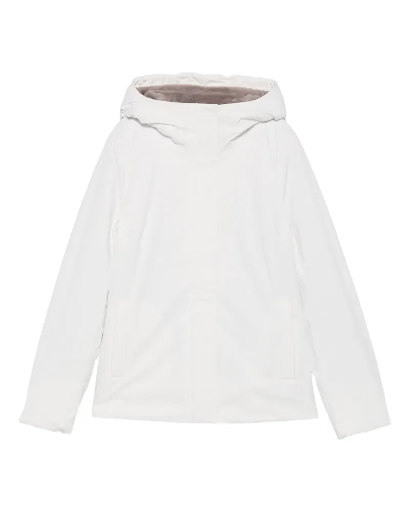 K-Way hooded faux-fur-lined jacket - Weiß Weiß
