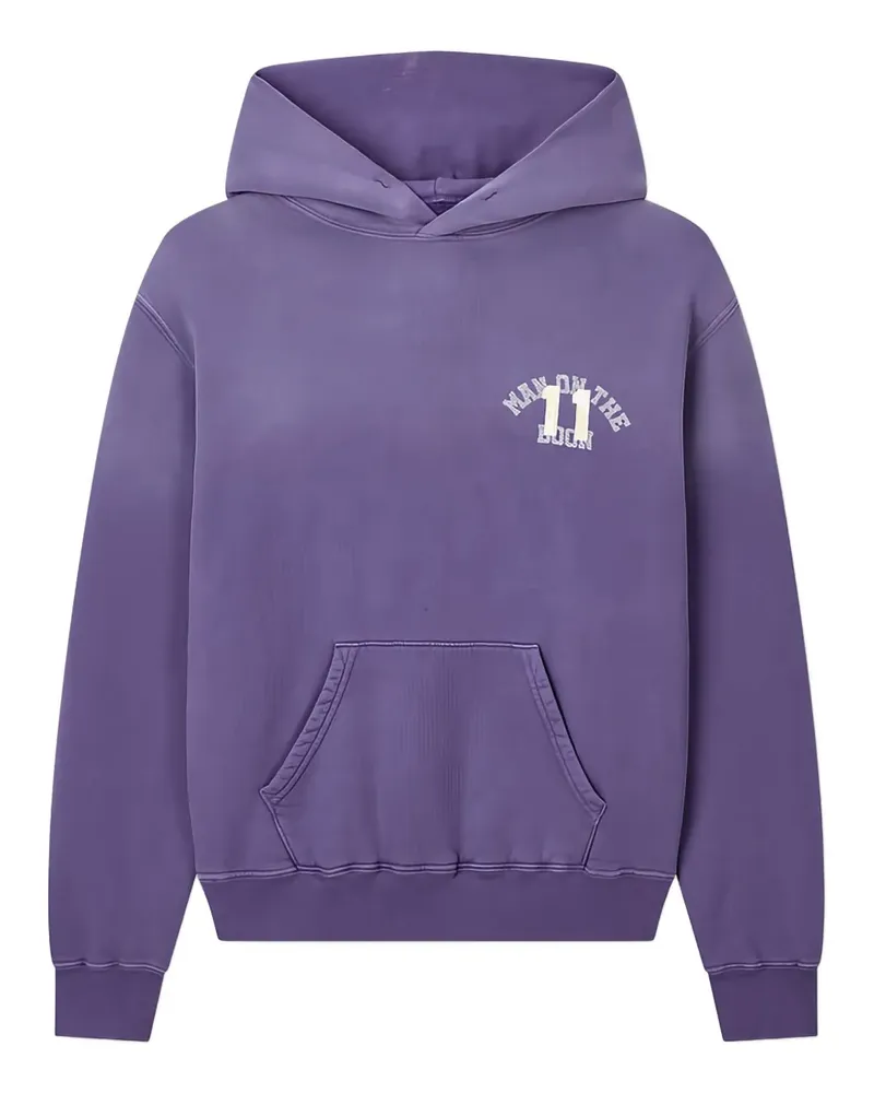 ManOnTheBoon Hoodie mit Logo-Stickerei - Violett Violett