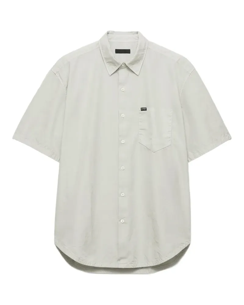 Prada short-sleeved cotton shirt - Grün Grün