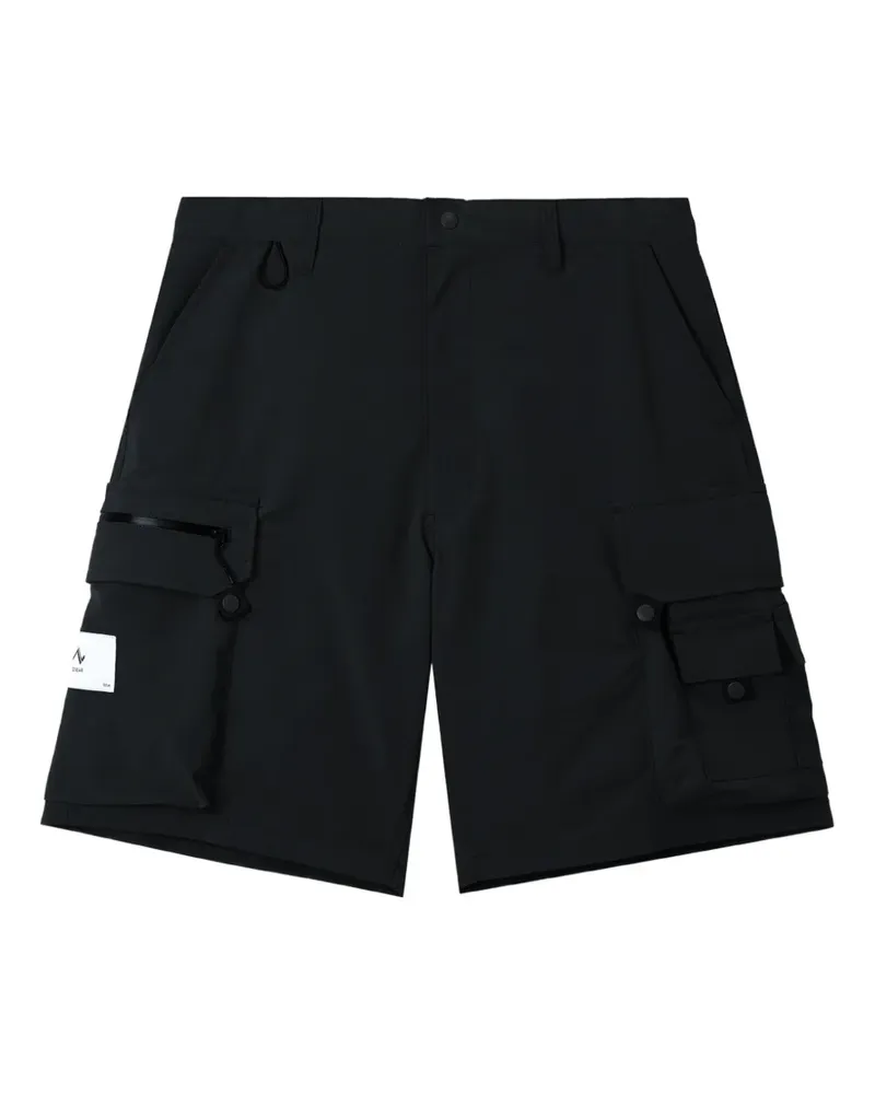 Izzue Shorts mit aufgesetzter Tasche - Schwarz Schwarz