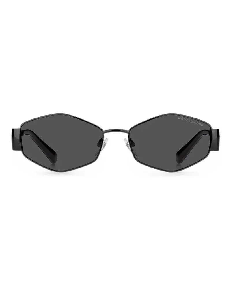 Marc Jacobs geometric-frame sunglasses - Schwarz Schwarz