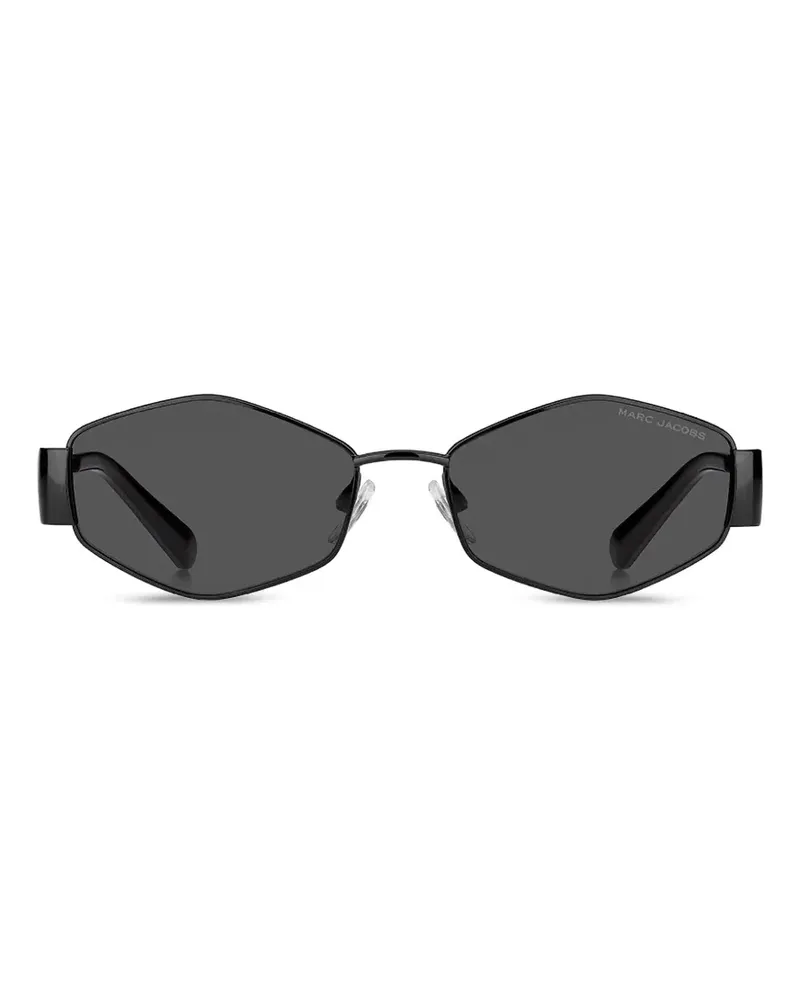 Marc Jacobs Sonnenbrille mit geometrischem Gestell - Schwarz Schwarz