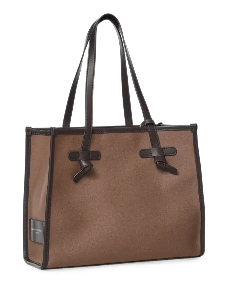Gianni Chiarini medium Marcella knot-detail tote bag - Braun Braun