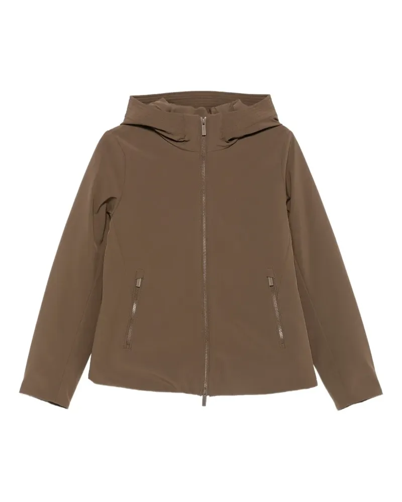 Woolrich hooded zip-up jacket - Braun Braun