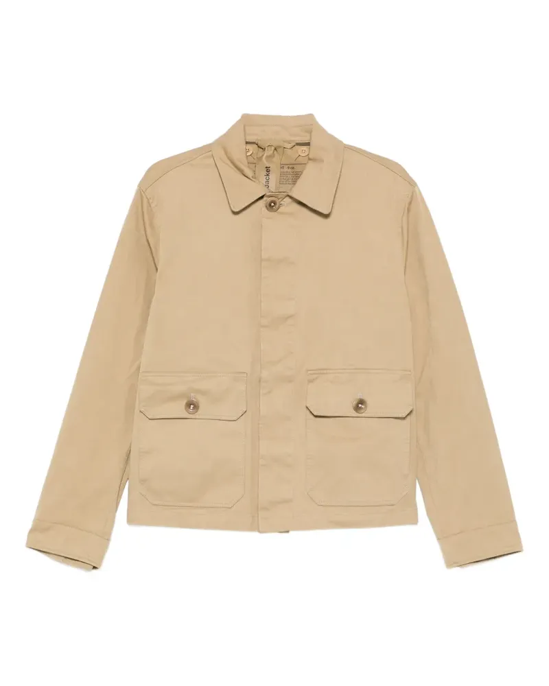 Ten c Foyle flap-pocket jacket - Nude Nude