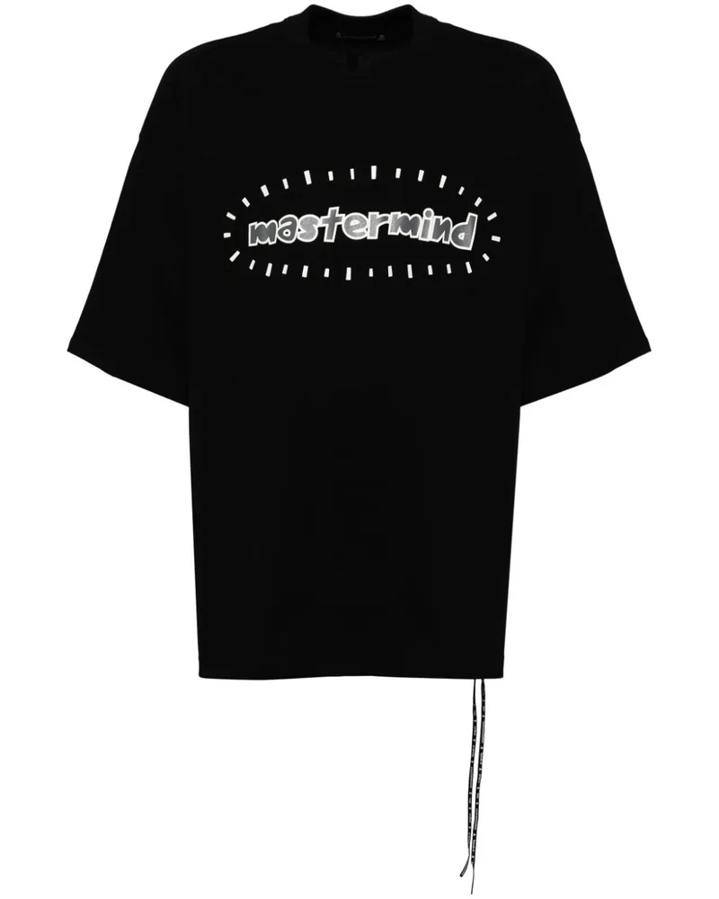 Mastermind Japan T-Shirt mit Logo-Print - Schwarz Schwarz